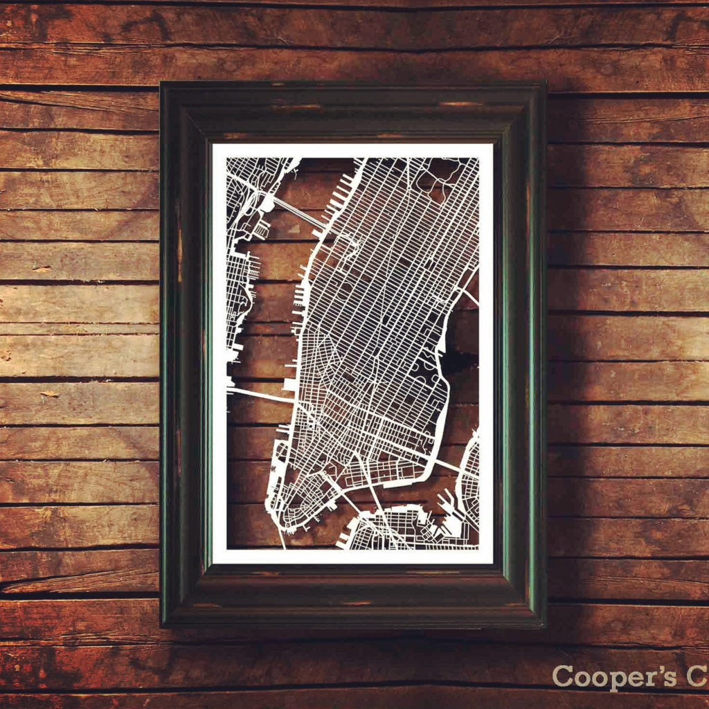 Hand-cut NYC Art by Coopers Cuts