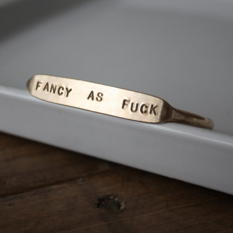 Fancy as Fuck Bracelet by The Curated Gift Shop