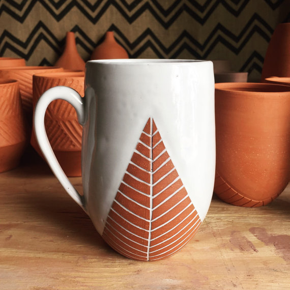 Oversized Ceramic Mug by Pottery by Osa
