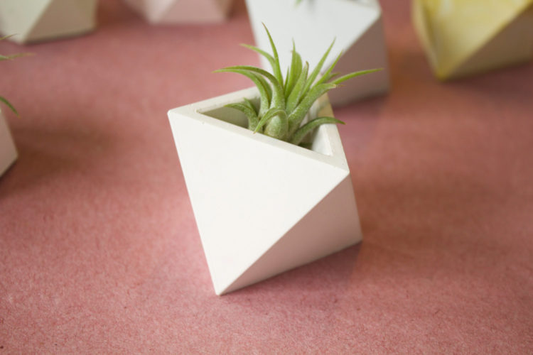 Triangle Geometric Planter by Cube7