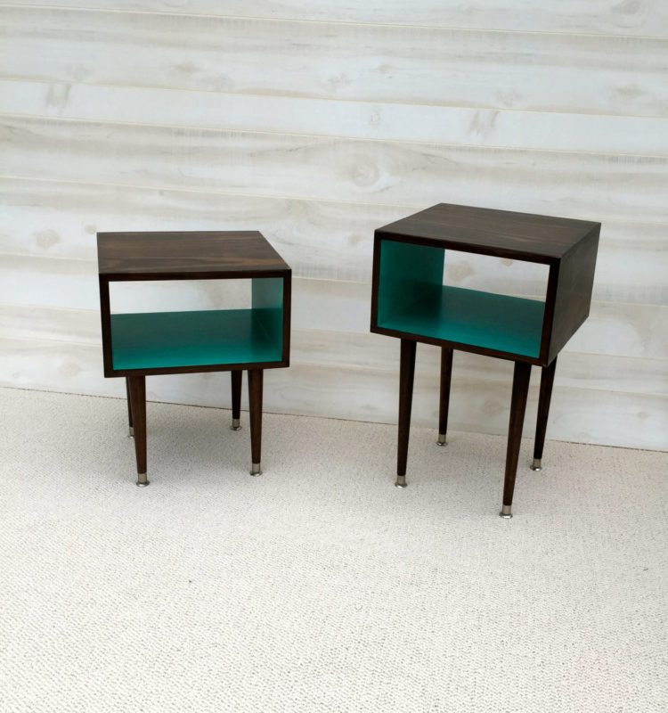 Mid Century Modern Side Tables by Tiny Lion Designs [buy]