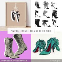 Playing Footsie Shop Art Posters from Independent Artists Designers Makers