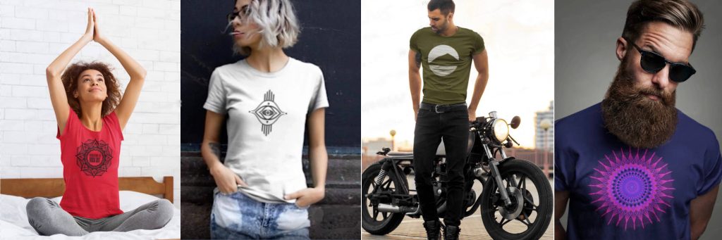 Universe All Mandala Art designs tshirts yoga tops men tee women unisex